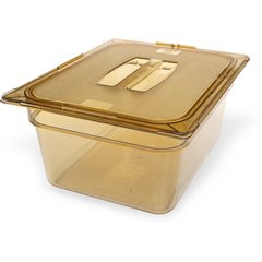 10422B13 StorPlus™ High Heat Food Pan 1/2 Size, 6" Deep - Amber