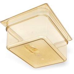 10422B13 StorPlus™ High Heat Food Pan 1/2 Size, 6" Deep - Amber