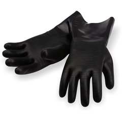 1214 NEOPRENE DISHWASHING GLOVE - 14IN L  - Black