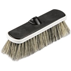 3646600 FloThru Brush With Flagged Polystyrene Bristles 10" - Black