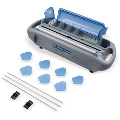 SW1218SC SAF-T-WRAP STATION W/ SLIDE CUTTER - Chrome