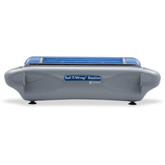 SW1218SC SAF-T-WRAP STATION W/ SLIDE CUTTER - Chrome