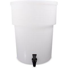 221002 Round Beverage Dispenser 5 Gallon - White