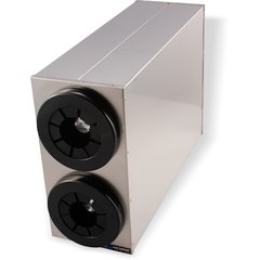 C2852 Sentry® Stainless Steel Beverage Dispenser Cabinets - 2 Tier  - Chrome