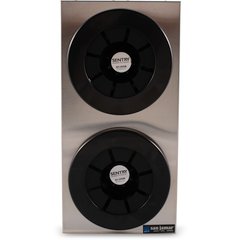 C2852 Sentry® Stainless Steel Beverage Dispenser Cabinets - 2 Tier  - Chrome