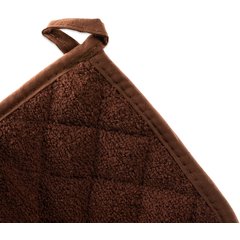 802TPH POTHOLDER 8 IN BROWN TERRY