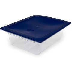 10221B07 StorPlus™ Polycarbonate Food Pan 1/2 Size, 4" Deep - Clear