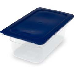 3068107 StorPlus™ Polycarbonate Food Pan 1/4 Size, 4" Deep - Clear