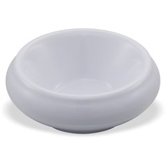 085502 Melamine Smooth Rounded Ramekin 1 oz - White