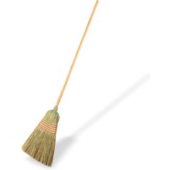 4063400 5-Stitch Janitor (#26) - 100% Corn Broom 56" - Tan