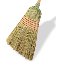 4063400 5-Stitch Janitor (#26) - 100% Corn Broom 56" - Tan