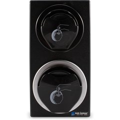 L2912BK EZ-Fit® Lid Dispenser L2200C and L2400C Trim Rings Cabinet, 1 each - Black  - Black