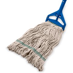 369320M00 ANTI-MICROBIAL MED NATURAL LOOPED END MOP GREEN BA