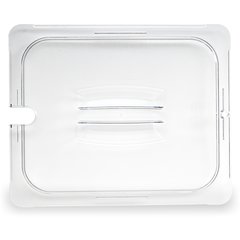 10211U07 StorPlus™ Polycarbonate Notched Handled Universal Lid Full-Size - Clear