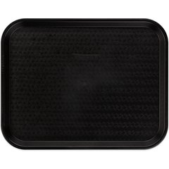 CT141803 Cafe® Fast Food Cafeteria Tray 14" x 18" - Black