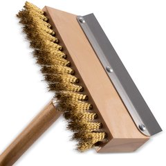Texas Grill Brush, 24 Horseshoe Handle, Stainless Steel Bristles – OCSParts