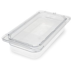 3066007 StorPlus™ Polycarbonate Food Pan 1/3 Size, 2 1/2" Deep - Clear
