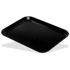1410FG004 Glasteel™ Solid Rectangular Tray 13.75" x 10.6" - Black