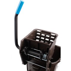 3690869 Commercial Mop Bucket with Side-Press Wringer 26 Quart - Brown