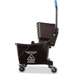 3690869 Commercial Mop Bucket with Side-Press Wringer 26 Quart - Brown