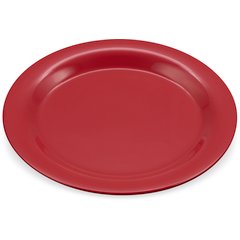 3300205 Sierrus™ Melamine Narrow Rim Dinner Plate 10.5" - Red