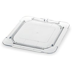 10316U07 StorPlus™ Polycarbonate Flat Universal Lid 1/6 Size - Clear