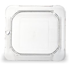 10316U07 StorPlus™ Polycarbonate Flat Universal Lid 1/6 Size - Clear