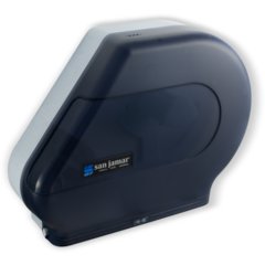 R6500TBK Classic Quantum 12-13" Jumbo Bath Tissue Dispenser, 3.25" core, Black Pearl  - Black