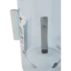 C4160TBL Small Pull-Type Water Cup Dispenser w/ Flip Cap - Blue  - Blue