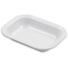 4374502 Melamine Rectangle Baker Server 28 oz. - White