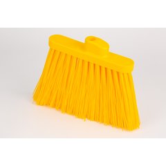 41083EC04 Color Coded Duo-Sweep Unflagged Angle Broom 56" - Yellow