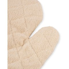 817TMSB Terry Oven Mitt w/ Steam Barrier - 17 Inch  - Tan