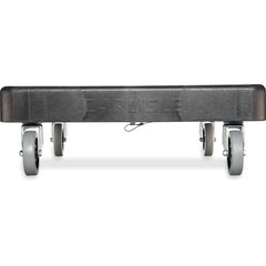 C2236H03 E-Z Glide™ Warewashing Rack Dolly with Handle 22.5" x 22.5" x 39.5" - Black