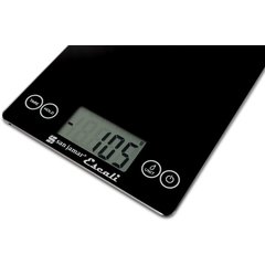 SCDG15BK GLASS DIGITAL SCALE 15 LLB / 7 KG - BLACK  - Black