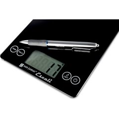 SCDG15BK GLASS DIGITAL SCALE 15 LLB / 7 KG - BLACK  - Black