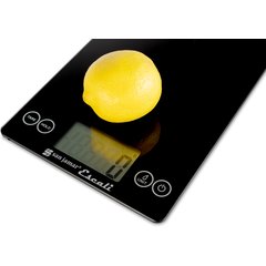 SCDG15BK GLASS DIGITAL SCALE 15 LLB / 7 KG - BLACK  - Black
