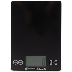 SCDG15BK GLASS DIGITAL SCALE 15 LLB / 7 KG - BLACK  - Black