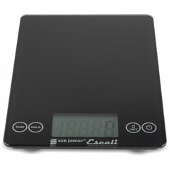 SCDG15BK GLASS DIGITAL SCALE 15 LLB / 7 KG - BLACK  - Black