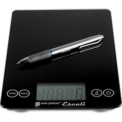 SCDG15BK GLASS DIGITAL SCALE 15 LLB / 7 KG - BLACK  - Black