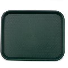 CT141808 Cafe® Fast Food Cafeteria Tray 14" x 18" - Forest Green