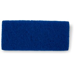 4072500 Medium Scrub Pad 10" x 4-5/8" x 1" (5ea) - Blue