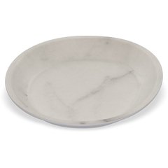 5310137 Ridge Melamine Coupe Plate 10" - Marble