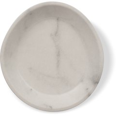 5310137 Ridge Melamine Coupe Plate 10" - Marble