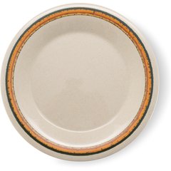 43013908 Durus® Melamine Wide Rim Dinner Plate 9" - Sierra Sand on Sand