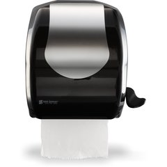 T970BKSS Summit™ Lever Roll Towel Dispenser, 1.5" core, Black/Stainless Steel  - Black