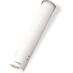 C4160WH Small Pull-Type Water Cup Dispenser w/ Flip Cap - White  - White