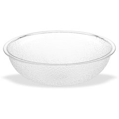 721807 Round Pebbled Bowl 18 qt - Clear
