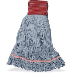 369125G14 GREASE RELEASE LRG BLUE LOOPED-END MOP W/RED BAND