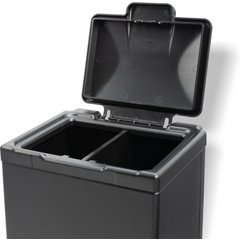 MODBFD Modular Bulk FIFO Dispenser 10.25" x 13.25" x 18.25" - Stainless Steel / Black  - Black