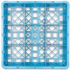 RG9-114 OptiClean™ 9-Compartment Divided Glass Rack with 1 Extender 5.56" - Carlisle Blue